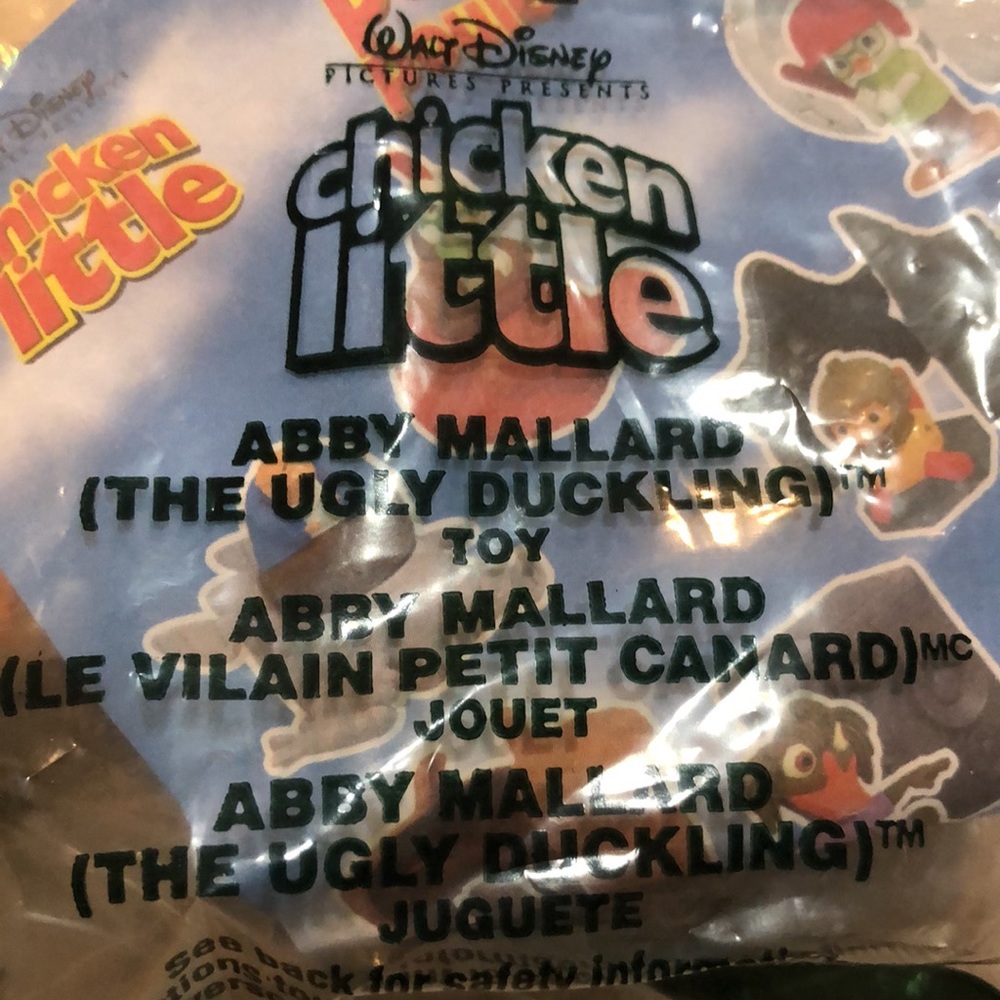 Disney Chicken Little Abby Mallard(The Ugly Duckling) & Fish (Fish our of Water) - Picture 2 of 8